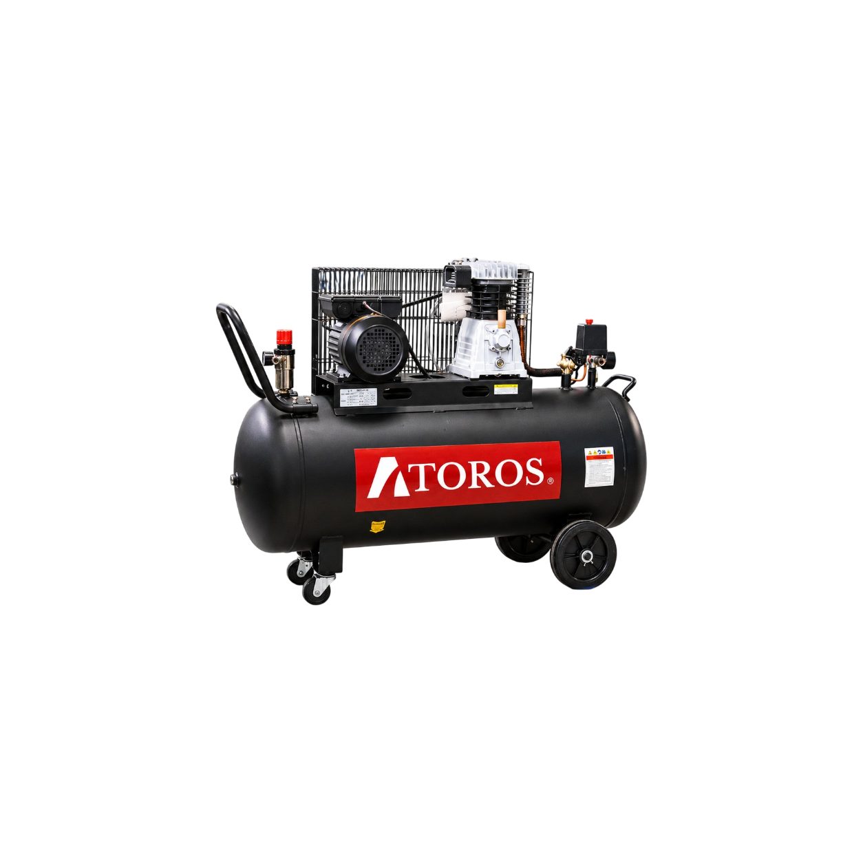 COMPRESOR 200L HORIZONTAL ACEITE 3.6HP 220V/60HZ ATOROS COM360200 ATOROS