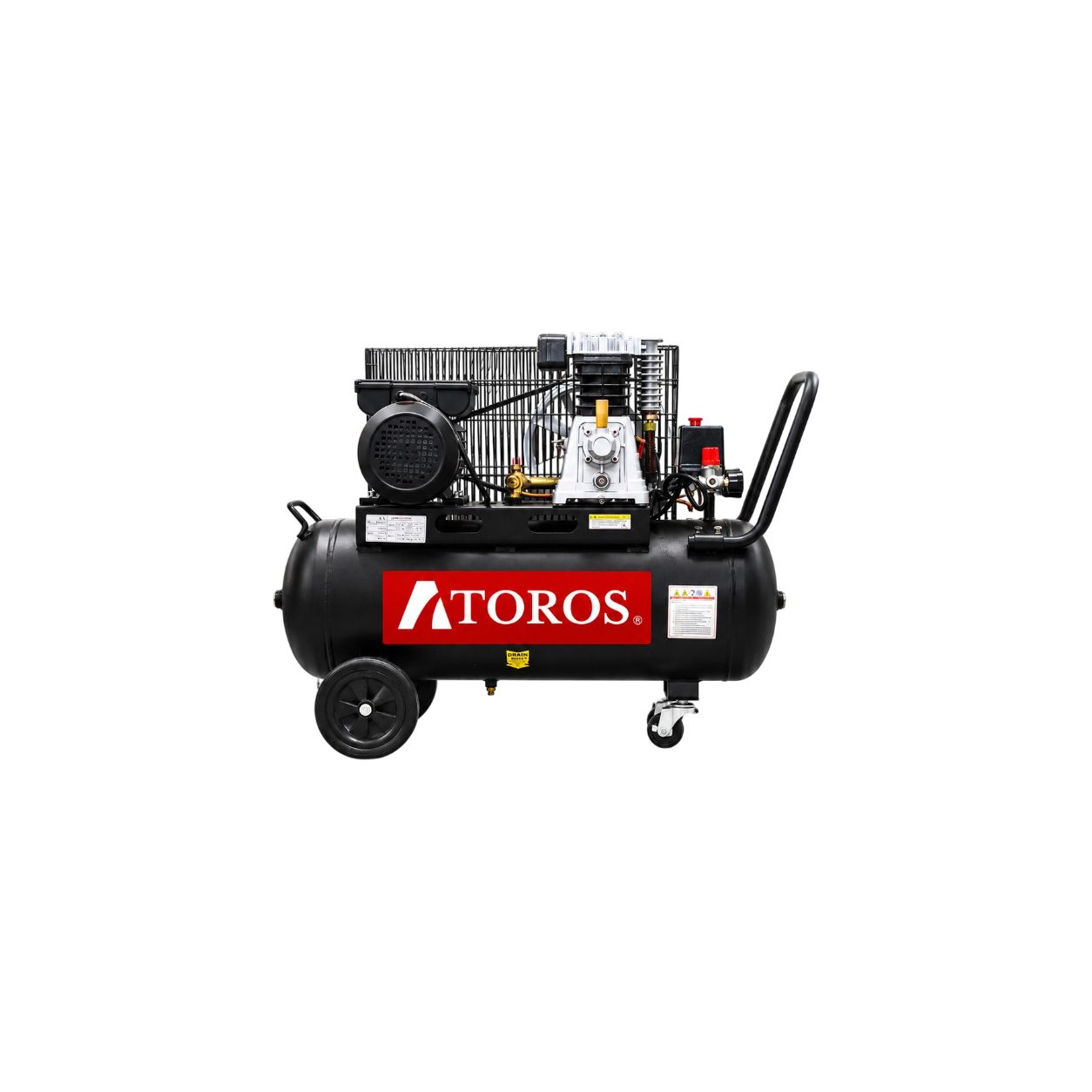 COMPRESOR 50L HORIZONTAL ACEITE 3.0HP 110V/60HZ ATOROS COM36050 ATOROS