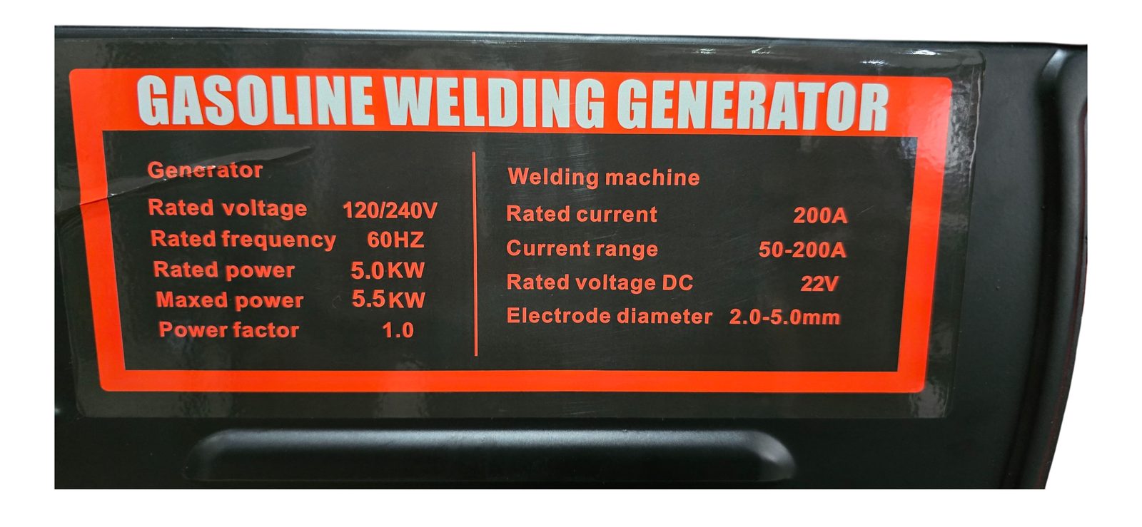 GENERADOR 5500 WATTS CON SOLDADORA GASOLINA ATOROS GNWE6500 ATOROS