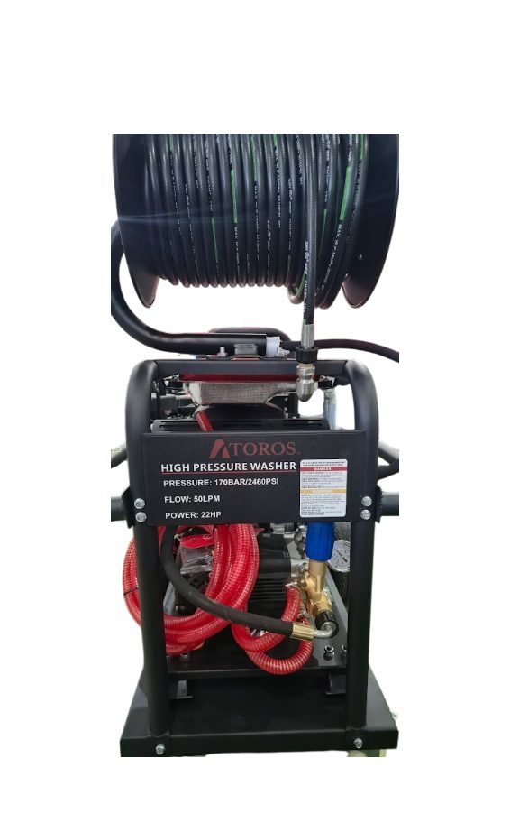 HIDROLAVORA GASOLINA ARRAN-ELECT 22HP 50LPM USO INDUST ATOROS ATOROS