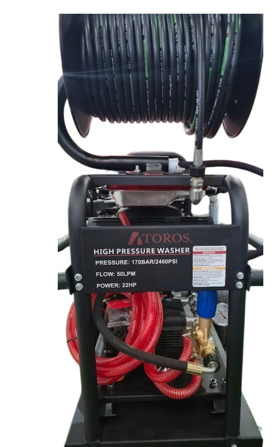 HIDROLAVORA GASOLINA ARRAN-ELECT 22HP 50LPM USO INDUST ATOROS ATOROS