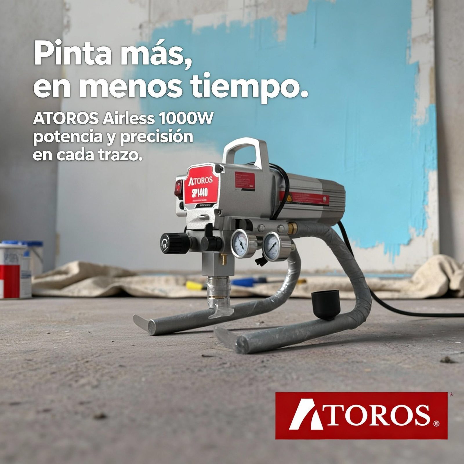 MAQUINA AIRLESS 1000W ATOROS SPT440 ATOROS