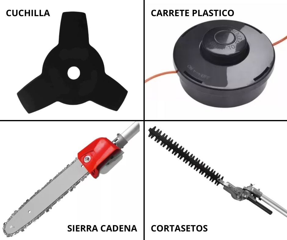 MOTOGUADAÑA 4 EN 1 ATOROS GASOLINA 52CC NT-4IN1 ATOROS