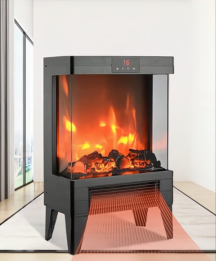 CHIMENEA ELECTRICA 3D DIGITAL CON CONTROL GM FP203R-T3 GM