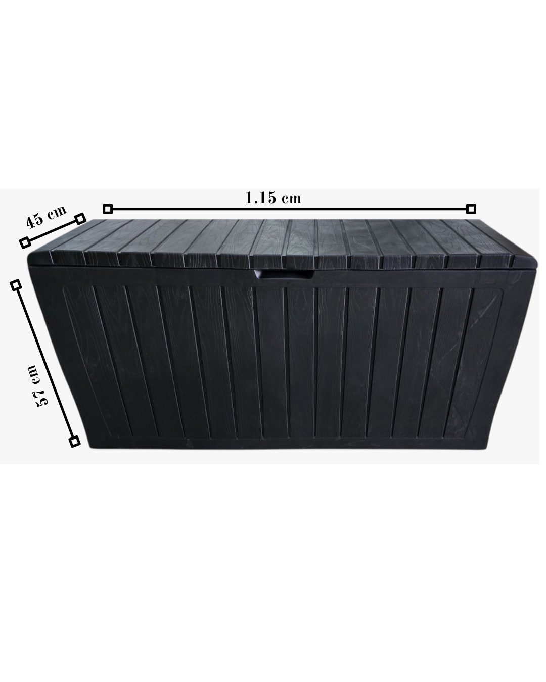 BAUL PLASTICO PARA TERRAZA CAPL25