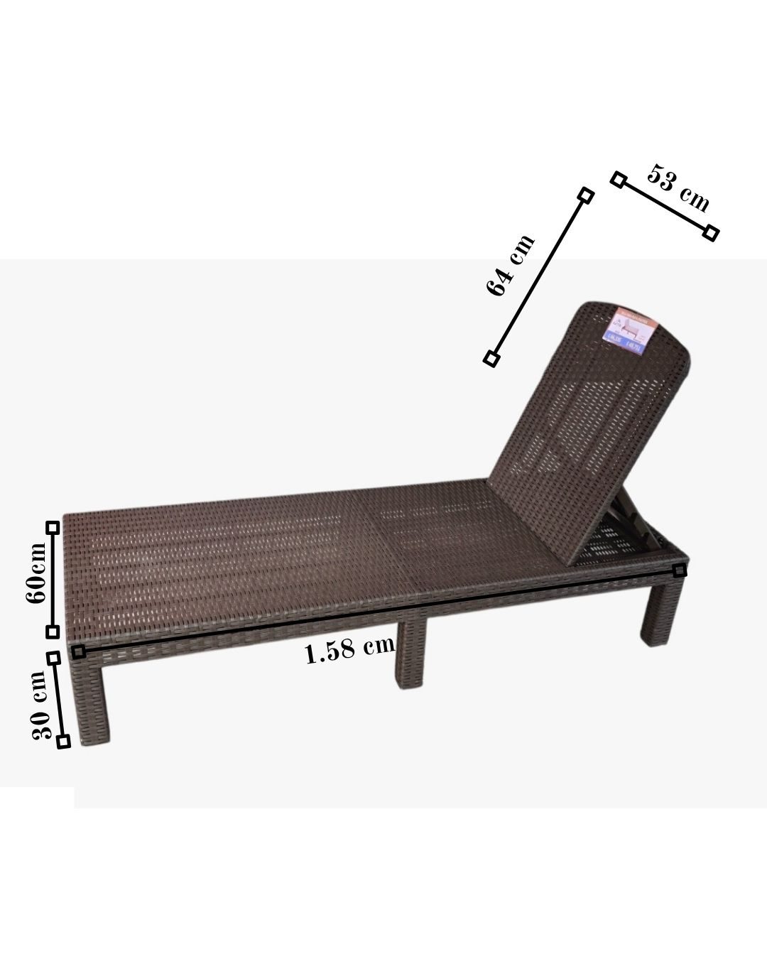 CAMA PARA TOMAR EL SOL PLASTICO SOL-PL15