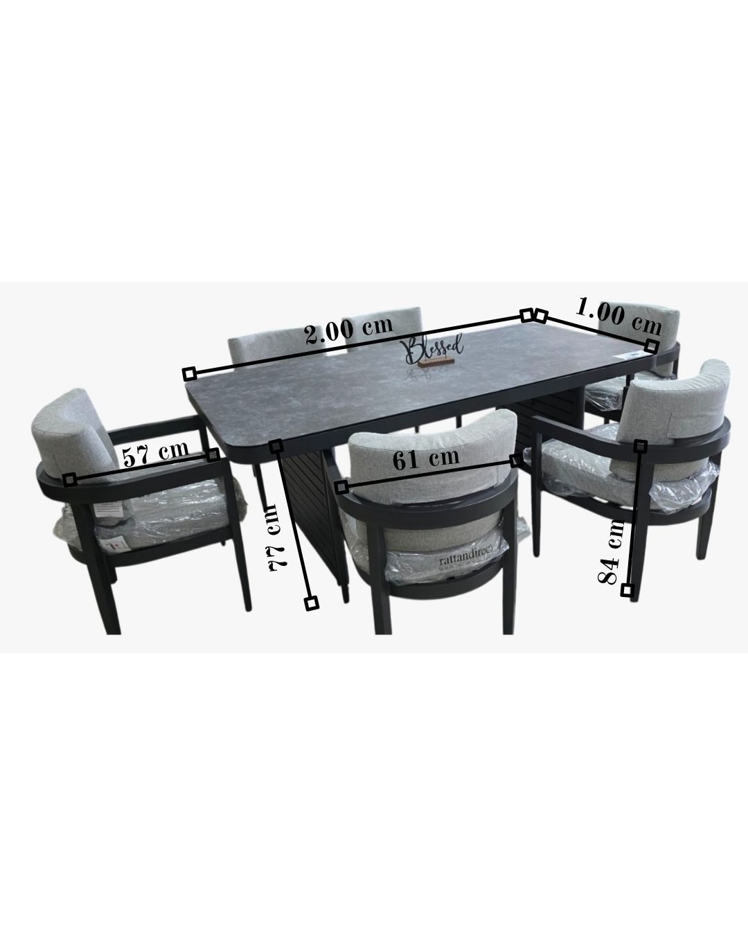 JUEGO DE COMEDOR 7 PIEZAS COM123021