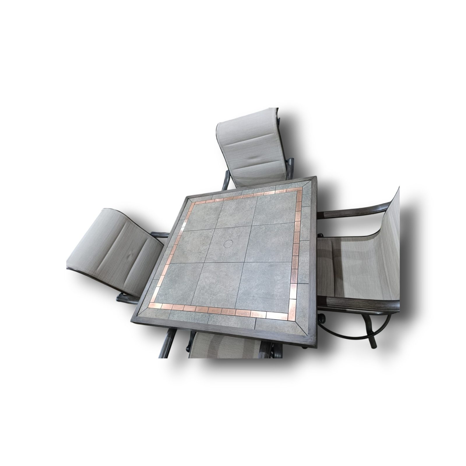 JUEGO DE COMEDOR CON SILLAS GIRATORIAS TAL1344