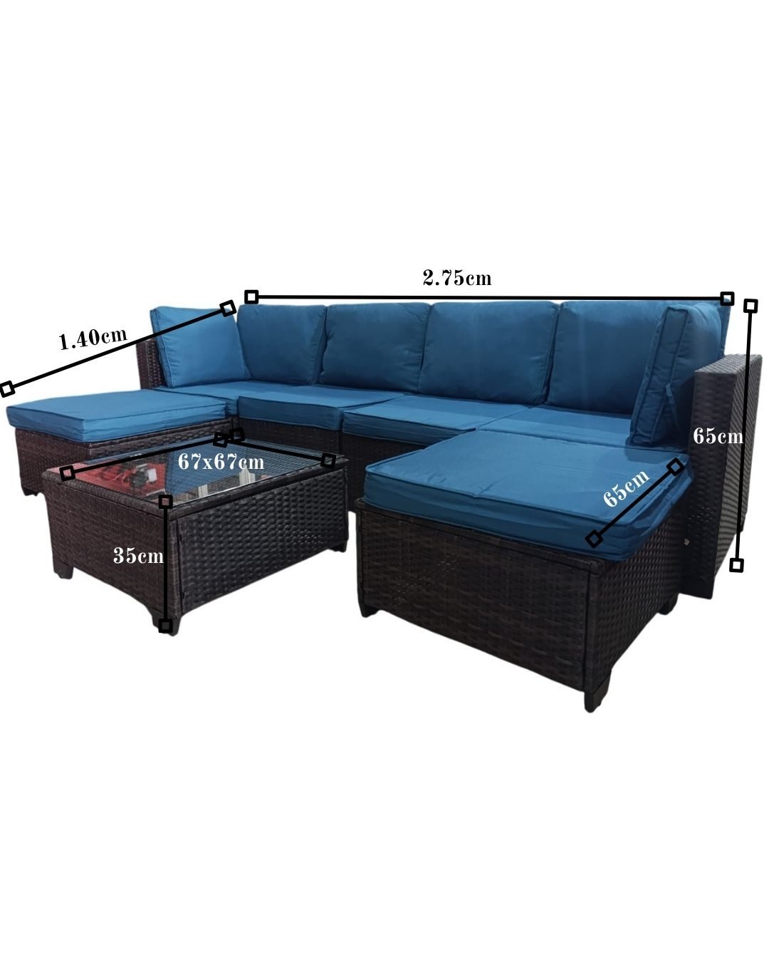 JUEGO DE TERRAZA CON MESA TE123085
