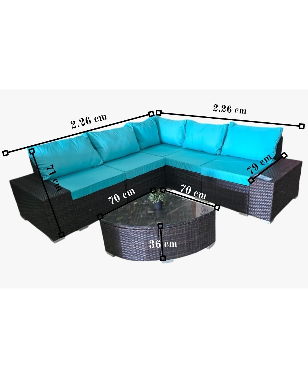 JUEGO DE TERRAZA ESQUINERO TE123150