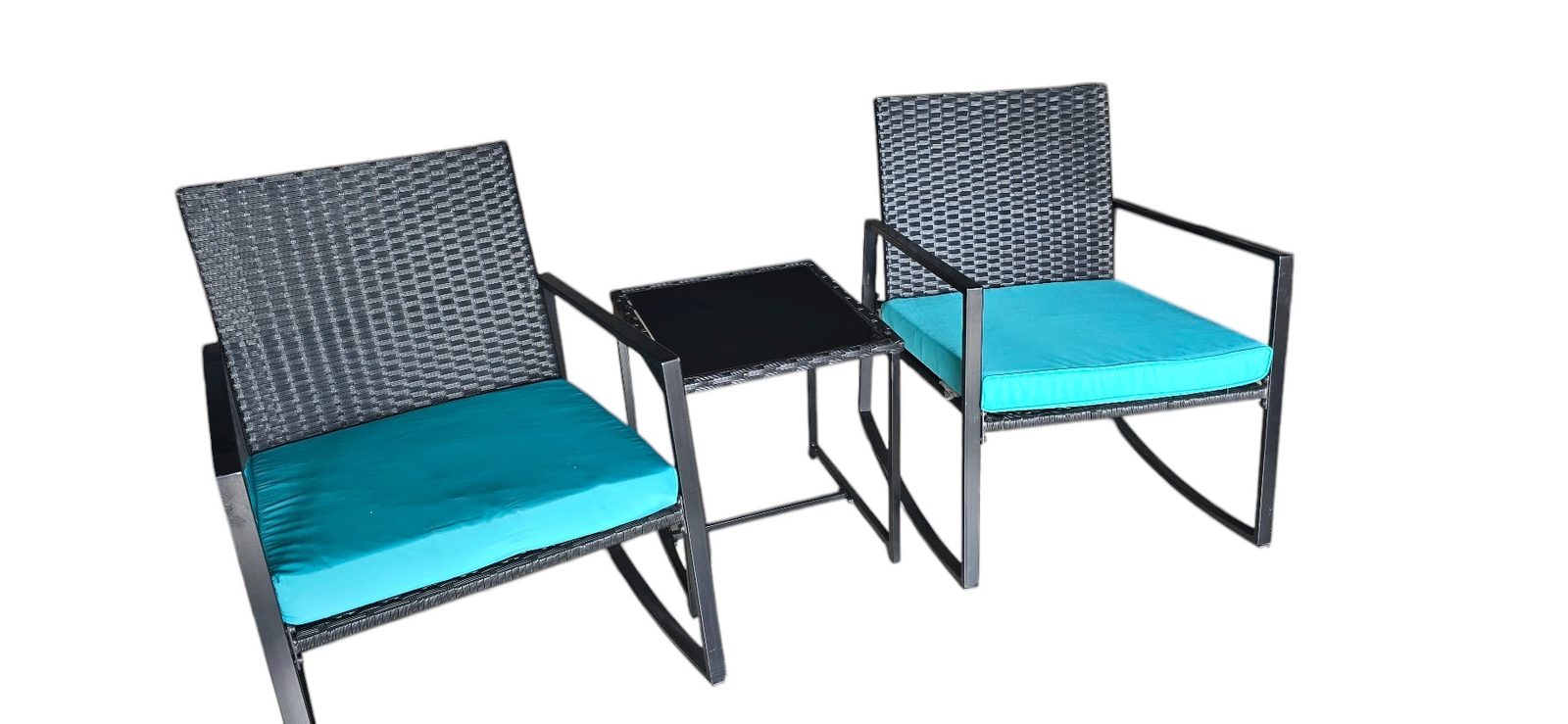 MECEDORA 3 PIEZAS C/SILLAS MECEDORAS OUTTER HL3S23049B OUTTER