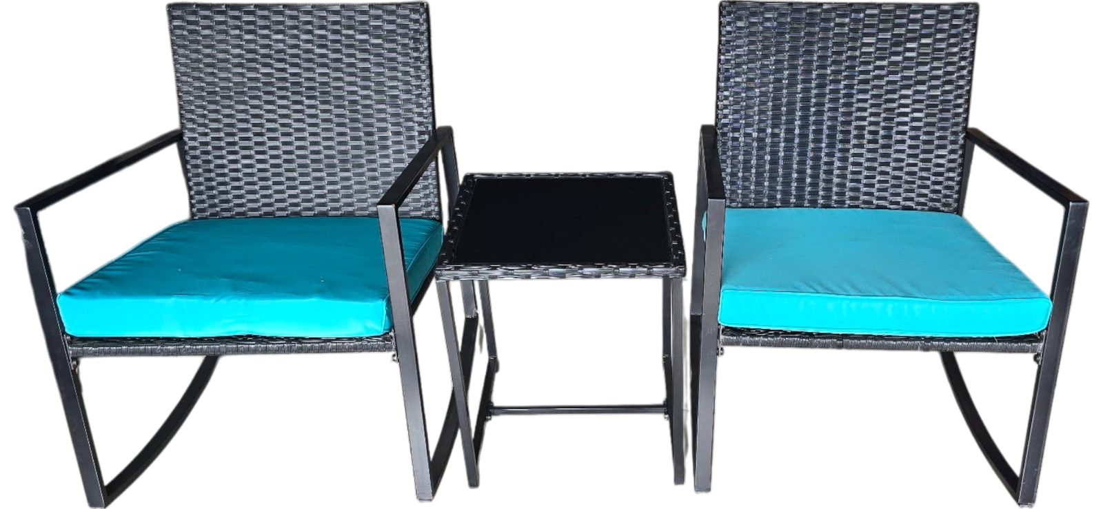 MECEDORA 3 PIEZAS C/SILLAS MECEDORAS OUTTER HL3S23049B OUTTER