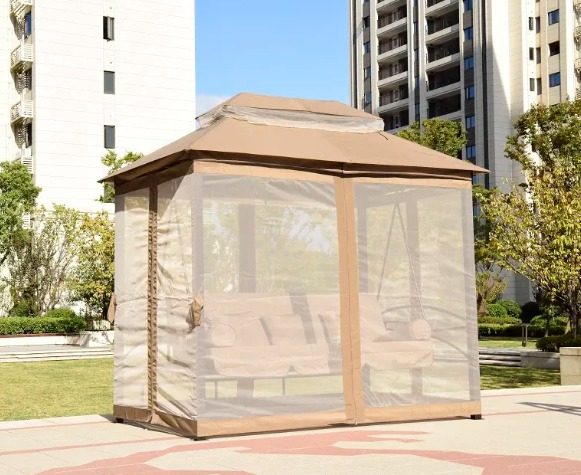 SILLA JARDIN C/TOLDO BEIGE GAZEBO OUTTER GA1234 GAZEBO OUTTER