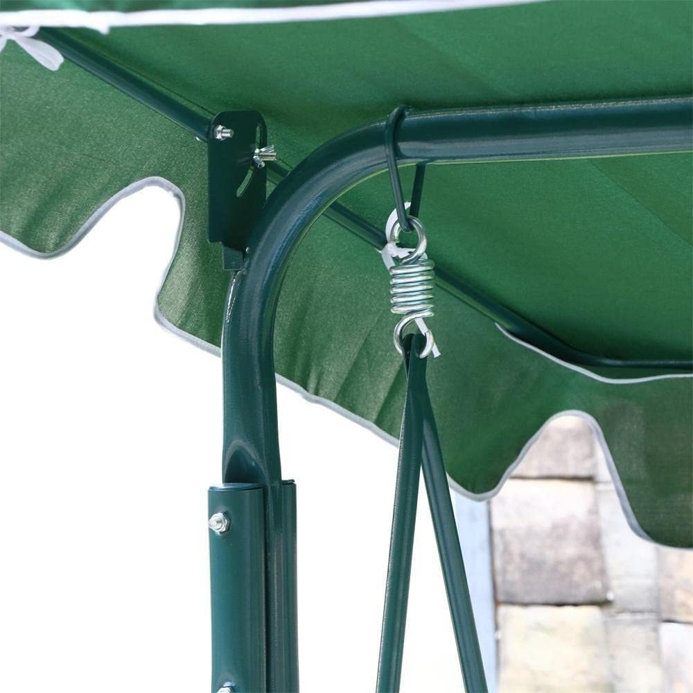 SILLA MECEDORA 3 PLAZAS JARDIN POLIESTER BASE METALICA OUTTER XY-CS-10007B3 OUTTER
