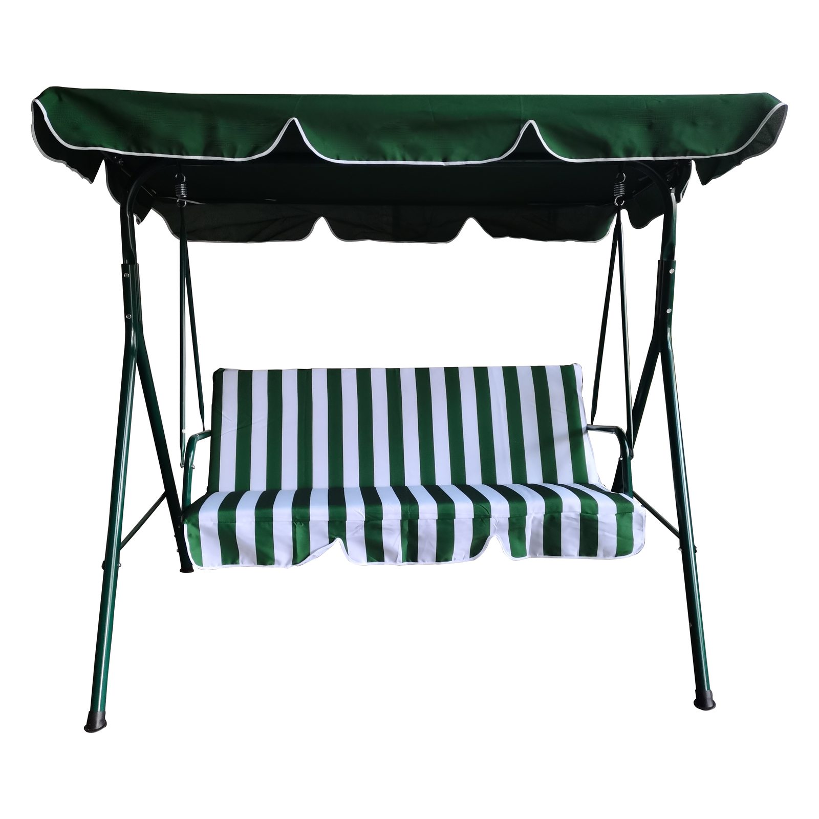 SILLA MECEDORA 3 PLAZAS JARDIN POLIESTER BASE METALICA OUTTER XY-CS-10007B3 OUTTER