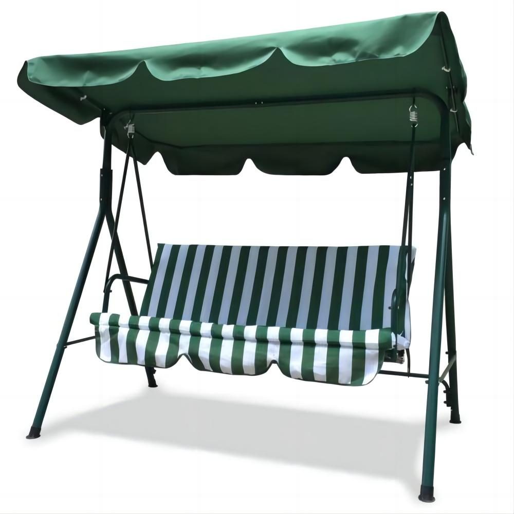 SILLA MECEDORA 3 PLAZAS JARDIN POLIESTER BASE METALICA OUTTER XY-CS-10007B3 OUTTER