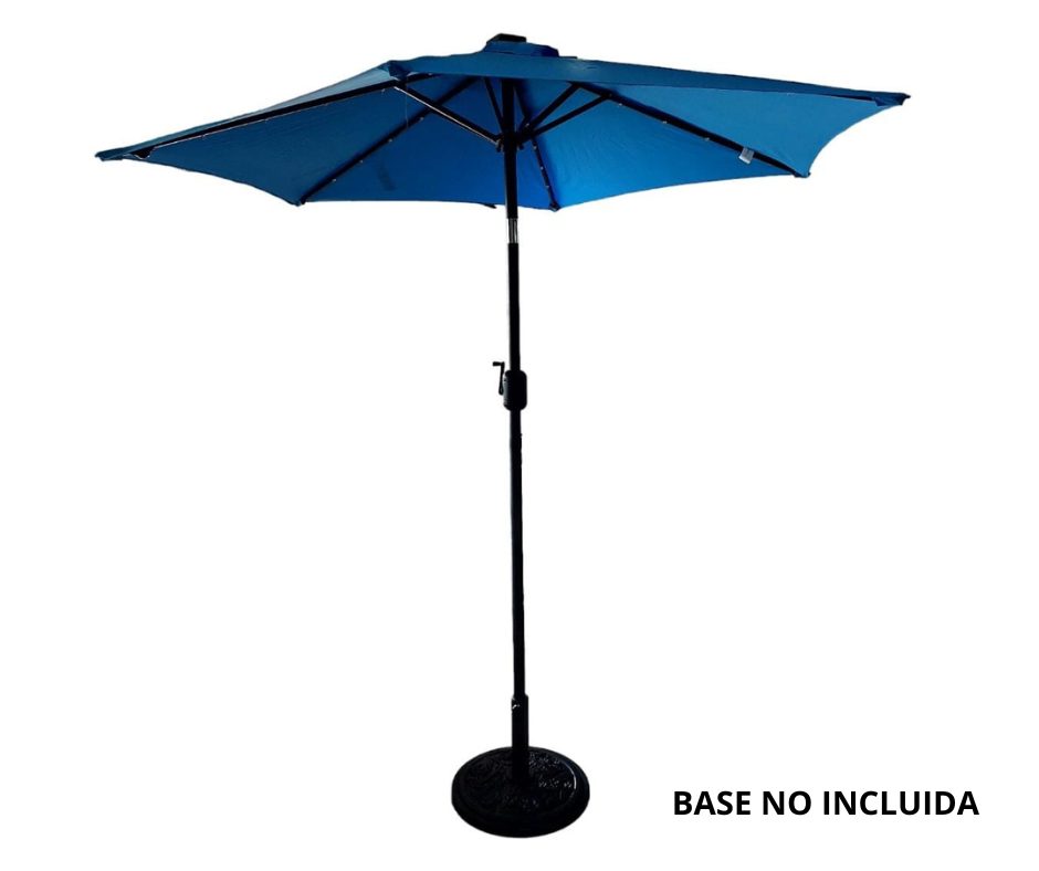 SOMBRILLA CON LUZ LED SOLAR 2.3M OUTTER XY-DP-20001-LED OUTTER