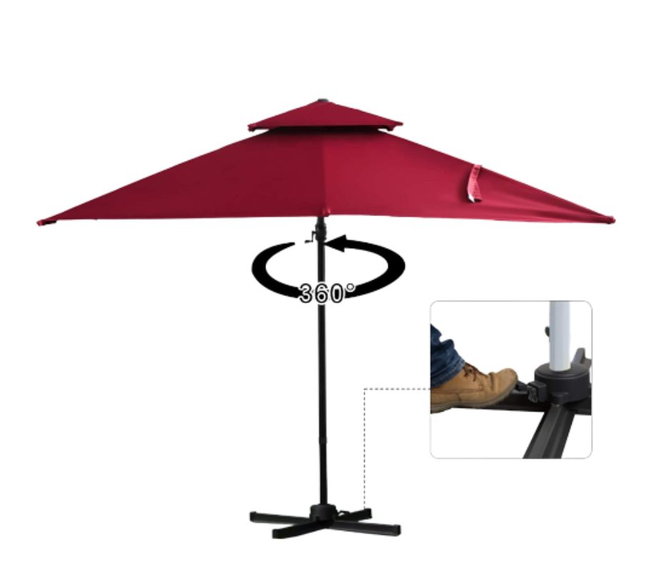 SOMBRILLA PARA PATIO 3M OUTTER VARIOS COLORES OUTTER