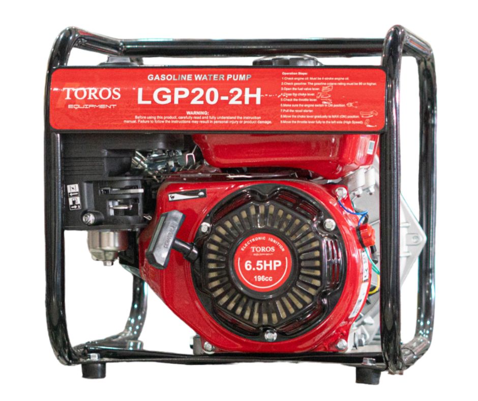 MOTOBOMBA 2" PRESION 6.5HP GASOLINA P/AGUA TOROS BAG65080 ATOROS