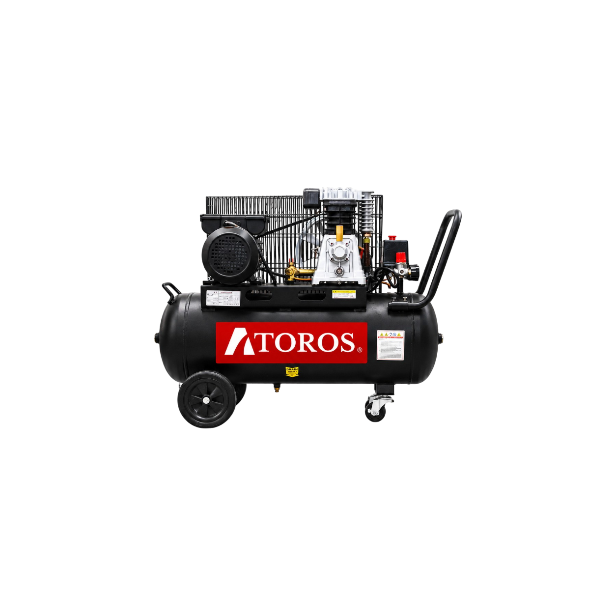 COMPRESOR 50L HORIZONTAL ACEITE 3.0HP 110V/60HZ ATOROS COM36050 ATOROS