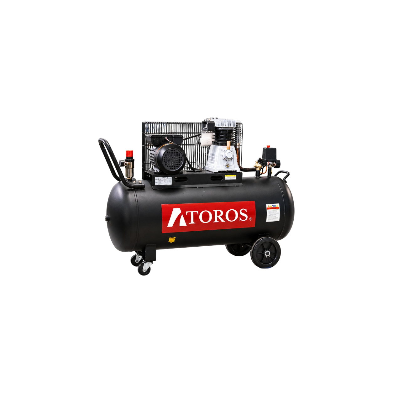 COMPRESOR 200L HORIZONTAL ACEITE 3.6HP 220V/60HZ ATOROS COM360200 ATOROS