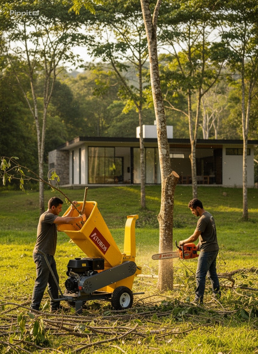 TRITURADORA DE MADERA CHIPPER CH42010 ATOROS