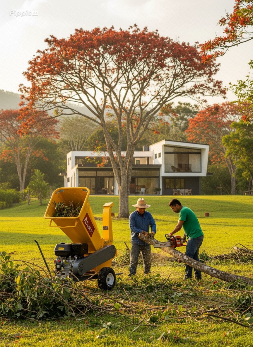 TRITURADORA DE MADERA CHIPPER CH42010 ATOROS
