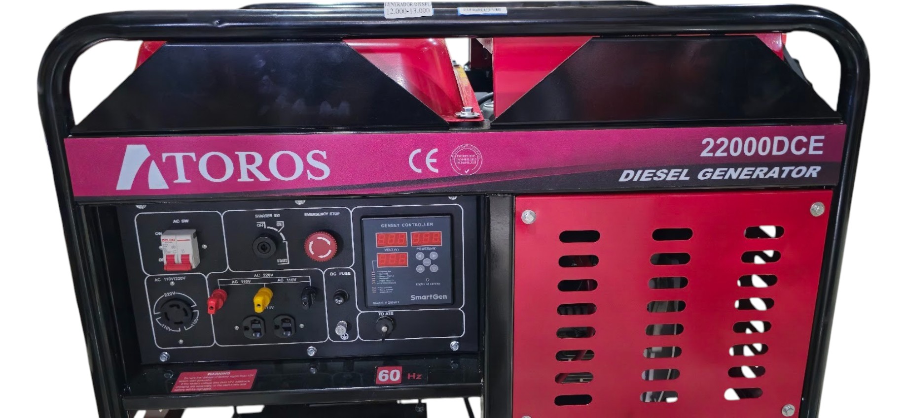 GENERADOR 13000 WATTS DIESEL  ATOROS GN1300050 ATOROS