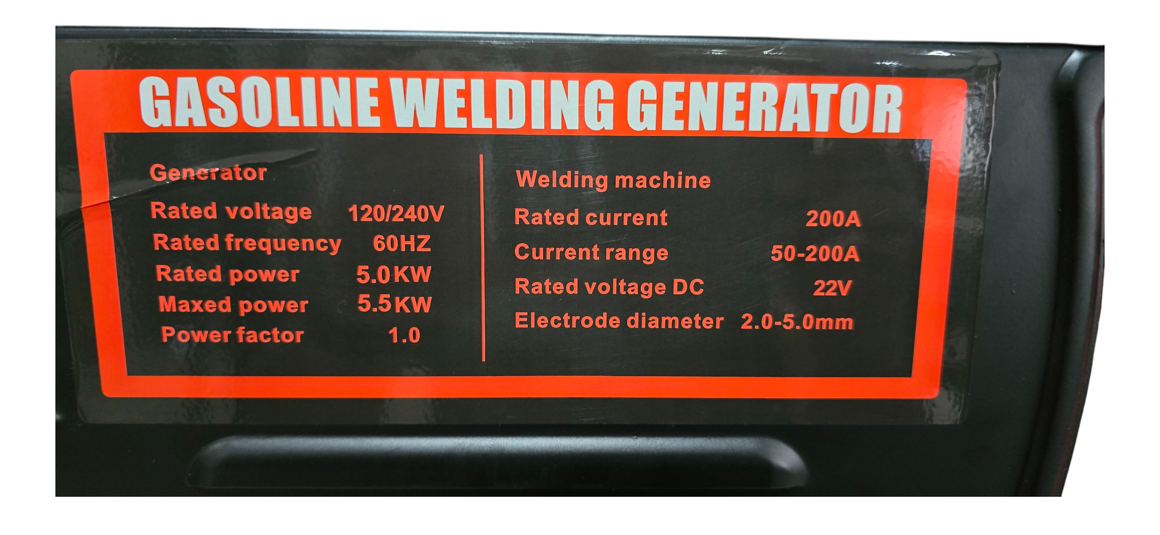 GENERADOR 5500 WATTS  CON SOLDADORA GASOLINA  ATOROS GNWE6500 ATOROS