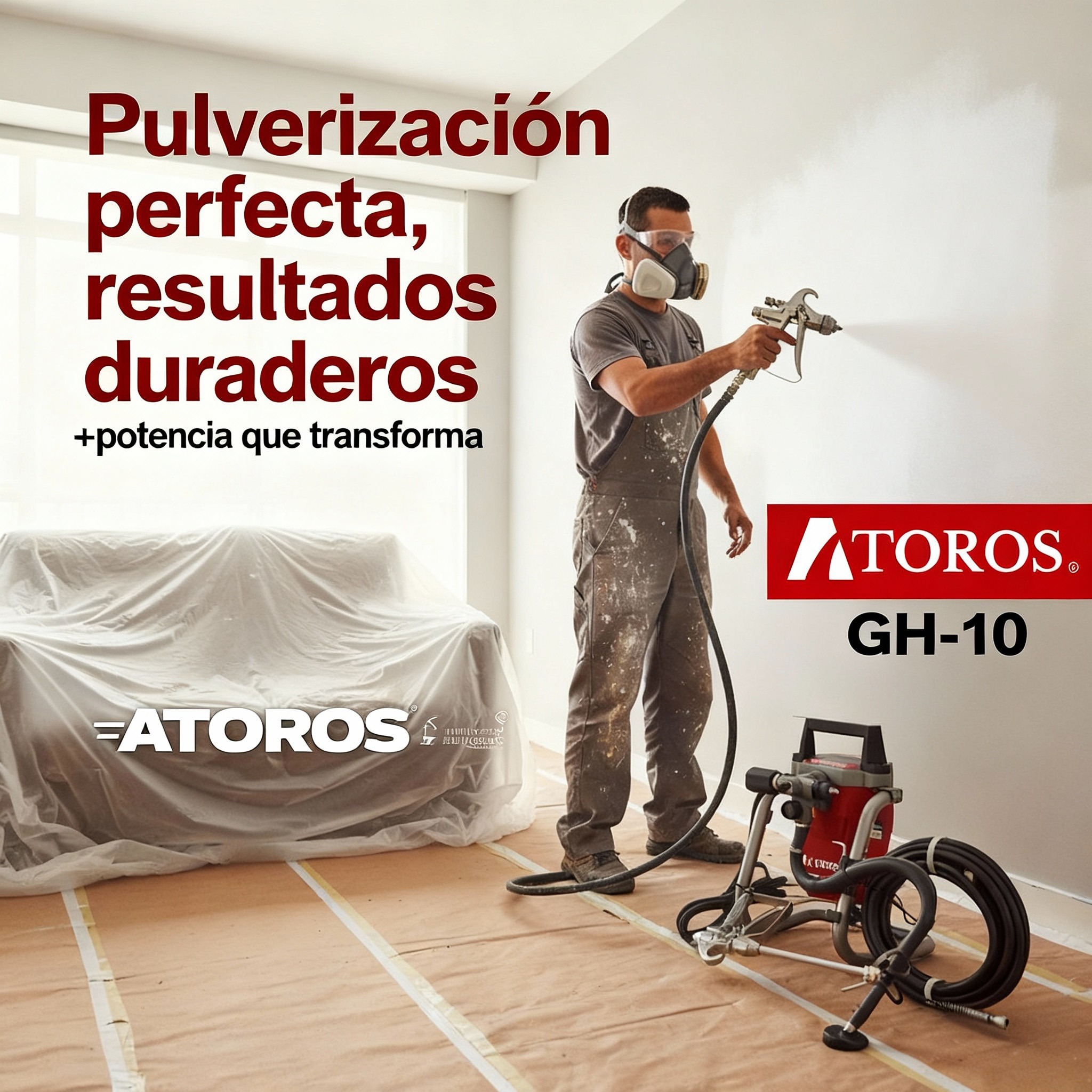 MAQUINA AIRLESS 1300W ATOROS GH-10 ATOROS