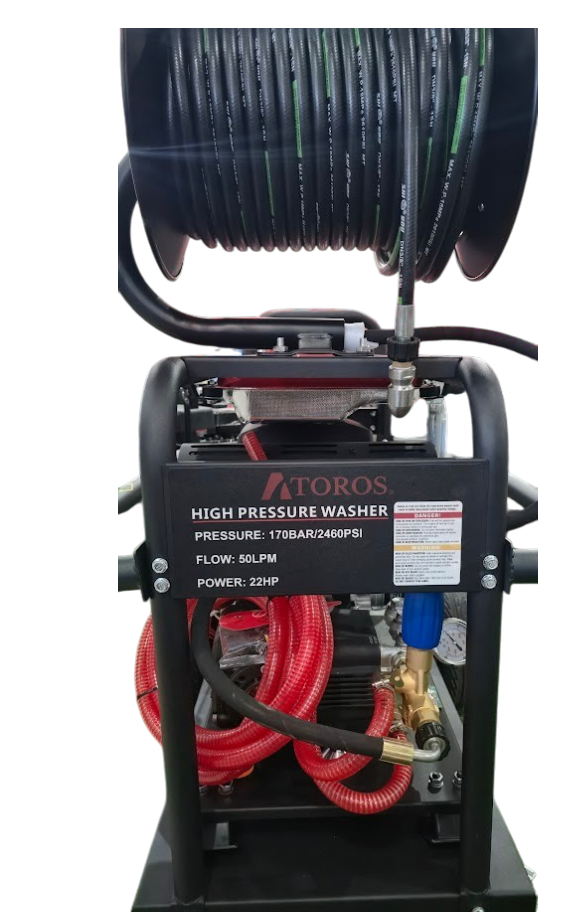 HIDROLAVORA GASOLINA  ARRAN-ELECT 22HP  50LPM USO INDUST ATOROS ATOROS
