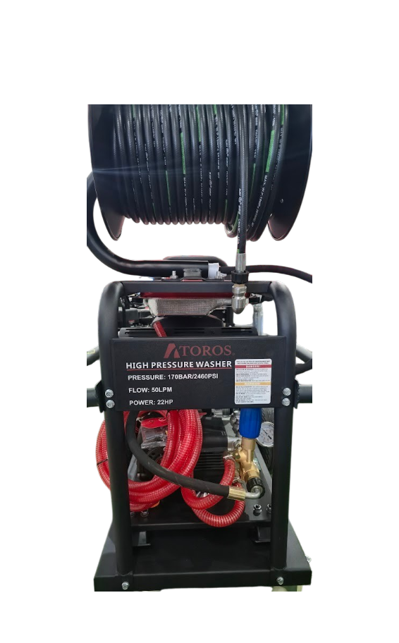 HIDROLAVORA GASOLINA  ARRAN-ELECT 22HP  50LPM USO INDUST ATOROS ATOROS