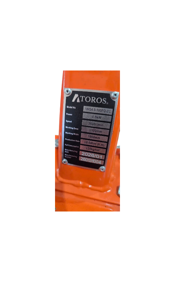 MOTOCULTIVADOR DE GASOLINA 170F CON 4 CUHILLAS ATOROS ATOROS