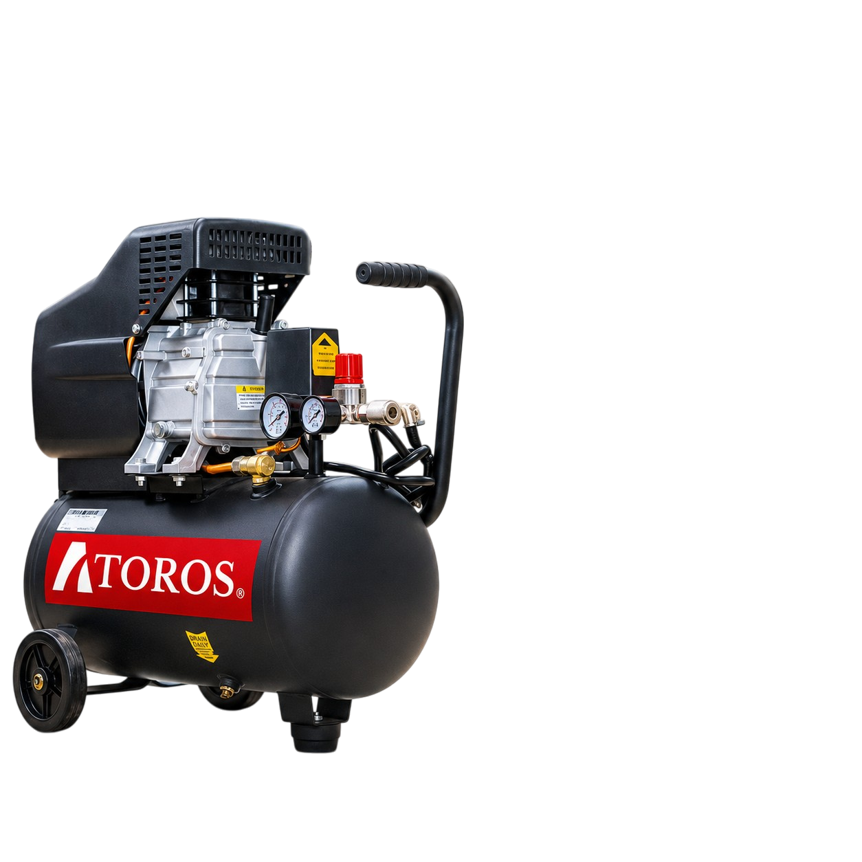 COMPRESOR 24L HORIZONTAL ACEITE 2.5HP 110V/60HZ ATOROS COM25024 ATOROS