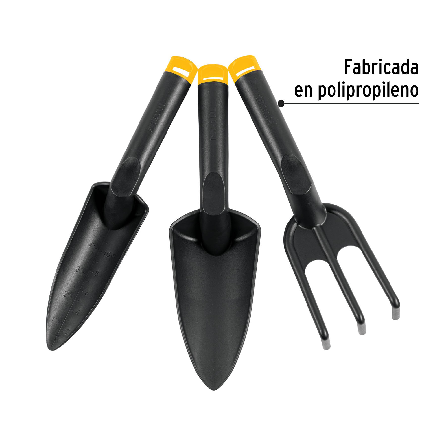 Juego de 3 herramientas de 11" para jardín, PRETUL PRETUL