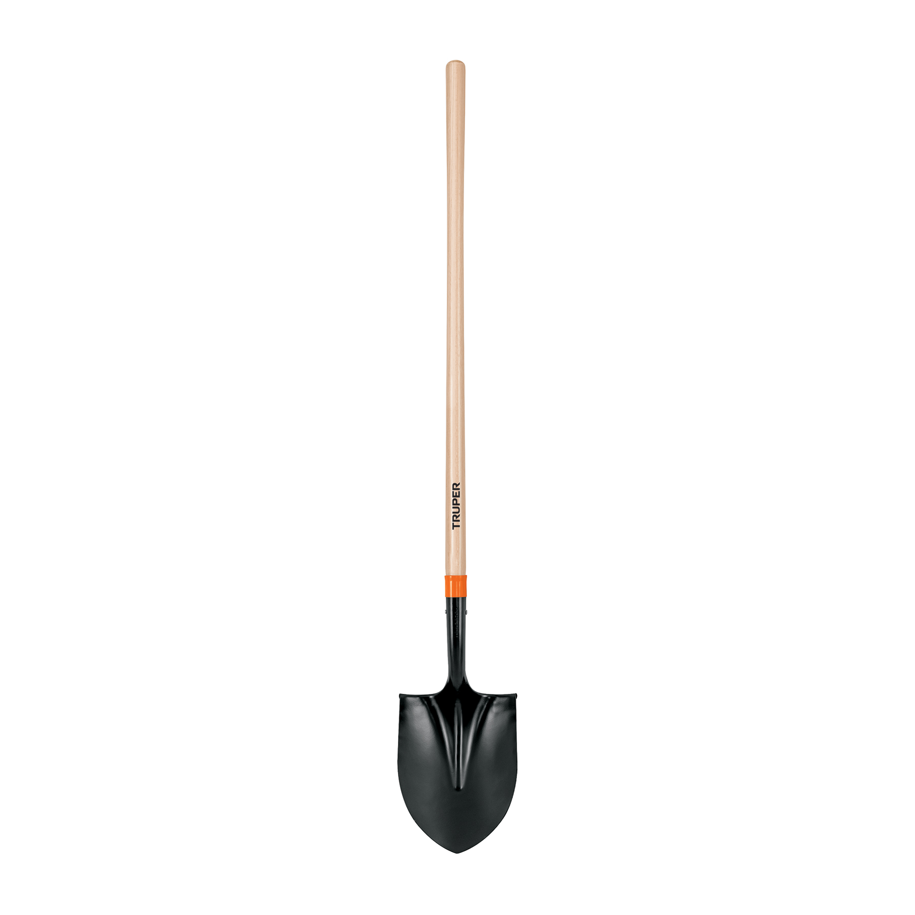Pala redonda T-2000, mango largo 45", TRUPER TRUPER