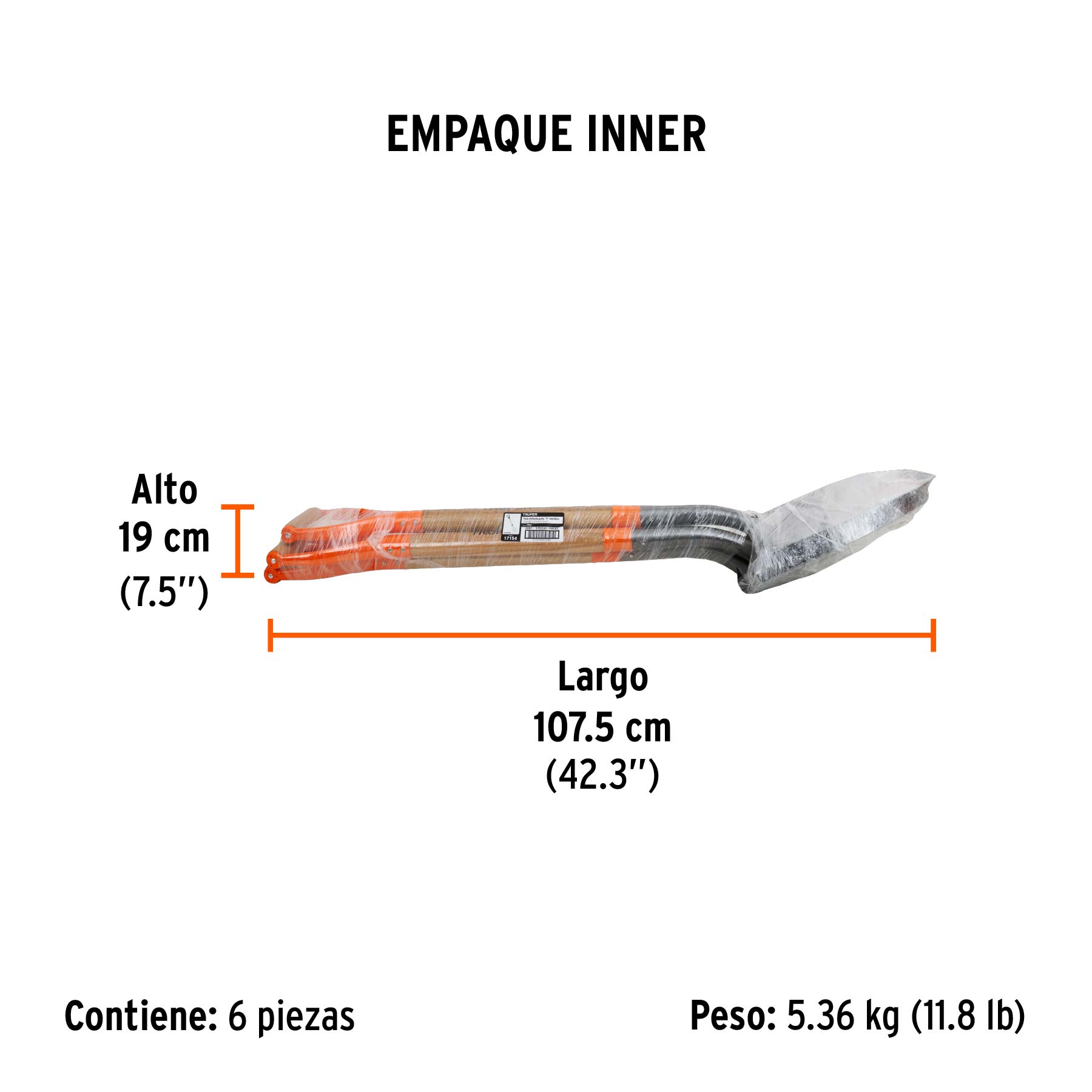 Pala redonda Classic, puño "Y", TRUPER TRUPER