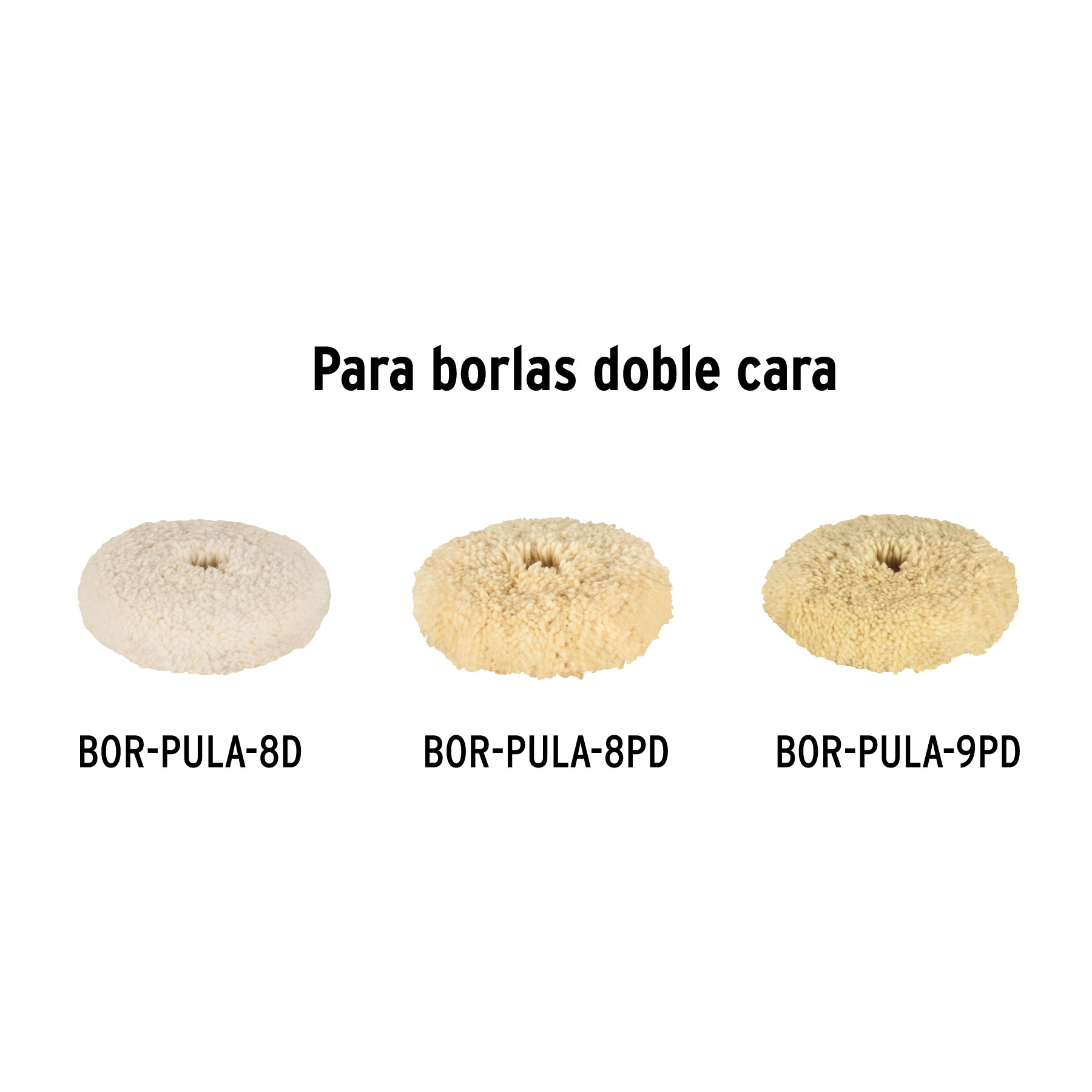 Juego 2 adaptadores para borlas doble cara, M14, TRUPER TRUPER