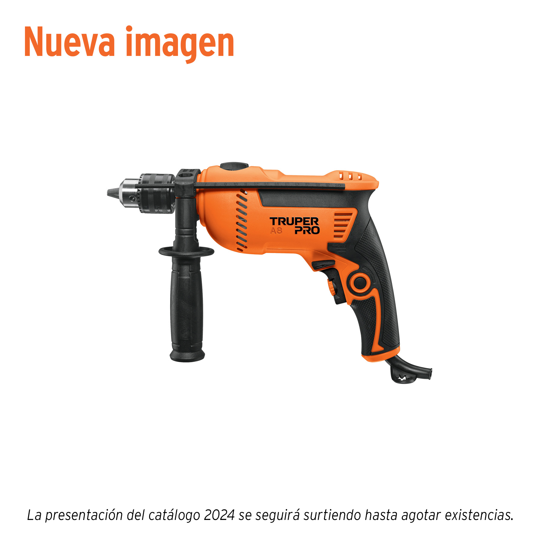 Rotomartillo/destornillador 1/2", 750W, TRUPER PRO TRUPER