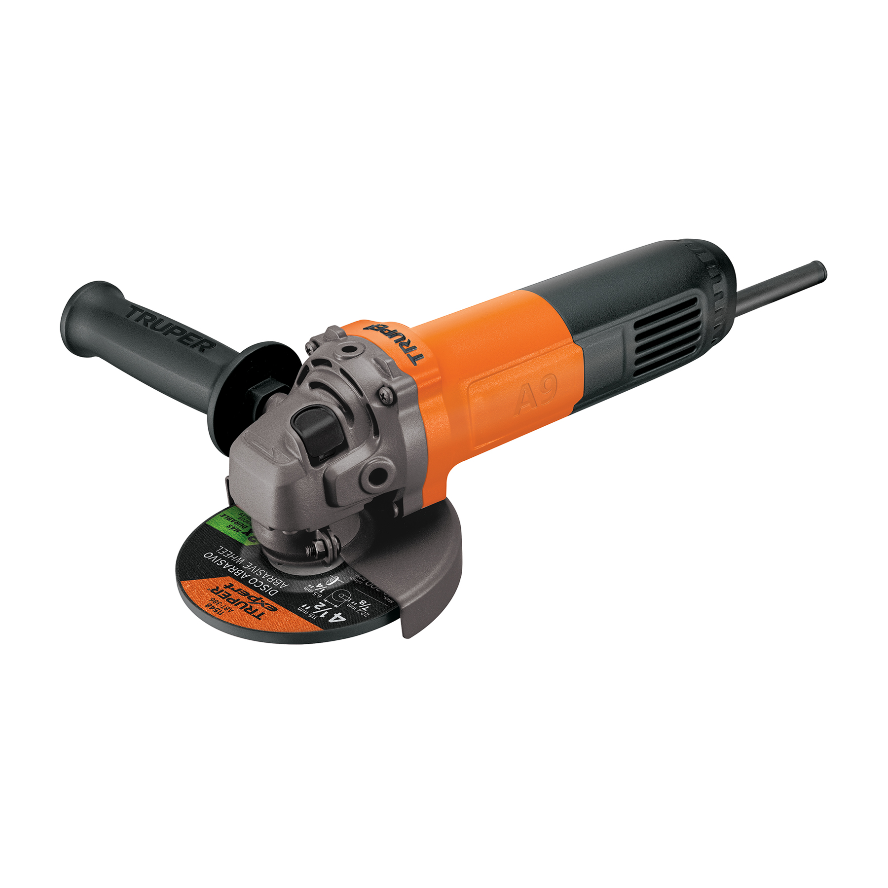 Esmeriladora angular 4-1/2", 800W, TRUPER PRO TRUPER