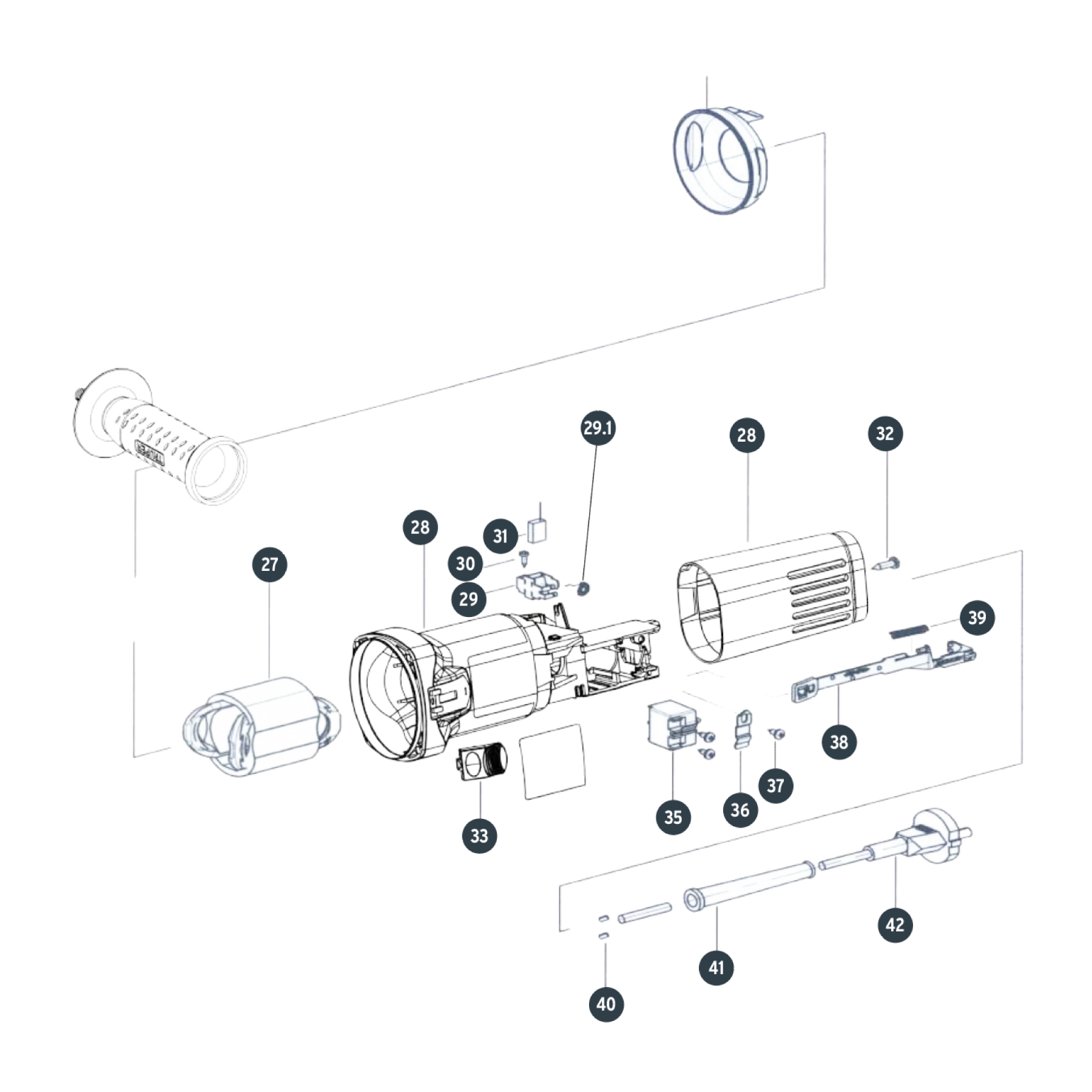 Esmeriladora angular 4-1/2", 800W, TRUPER PRO TRUPER