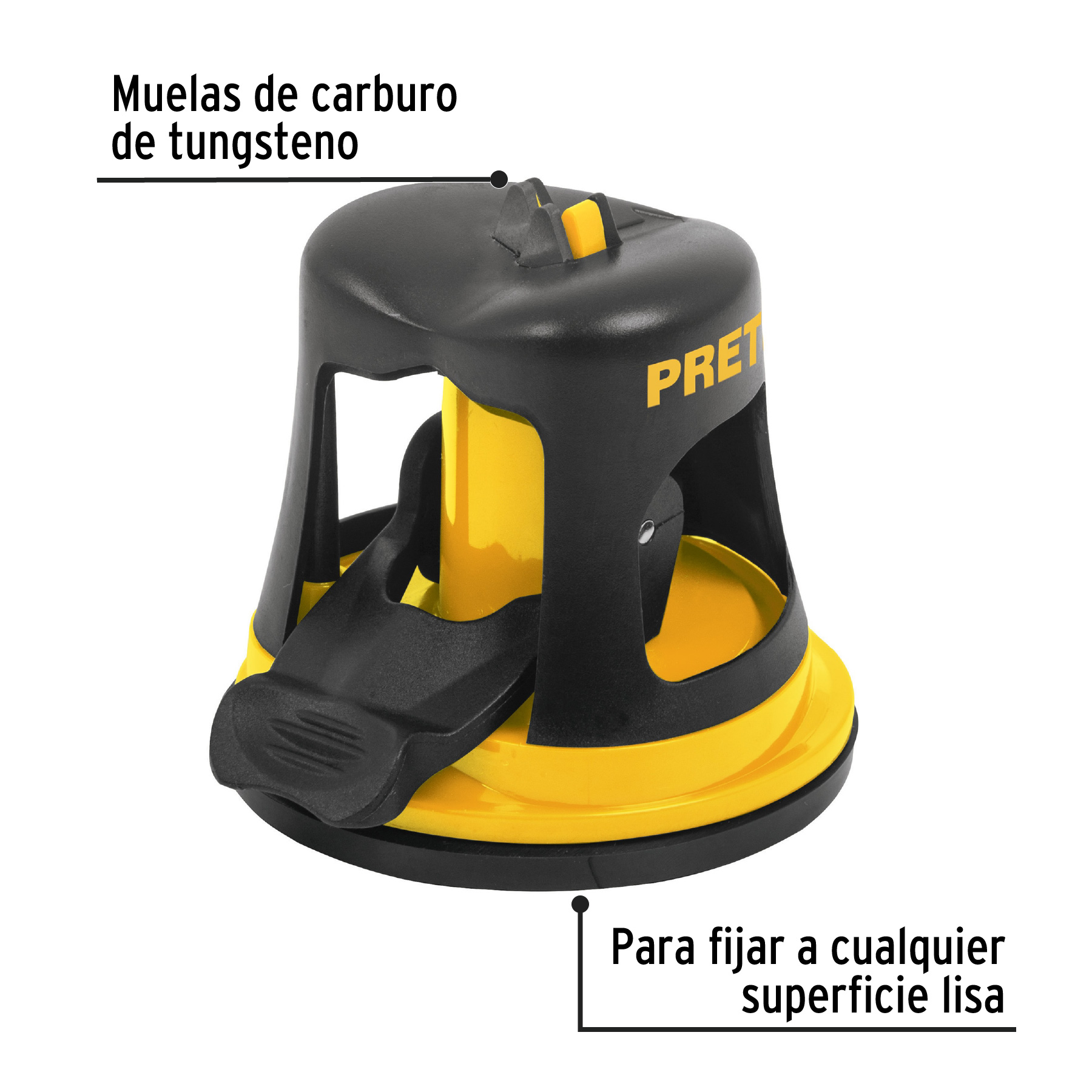 Afilador de cuchillos, cuerpo de ABS, PRETUL PRETUL