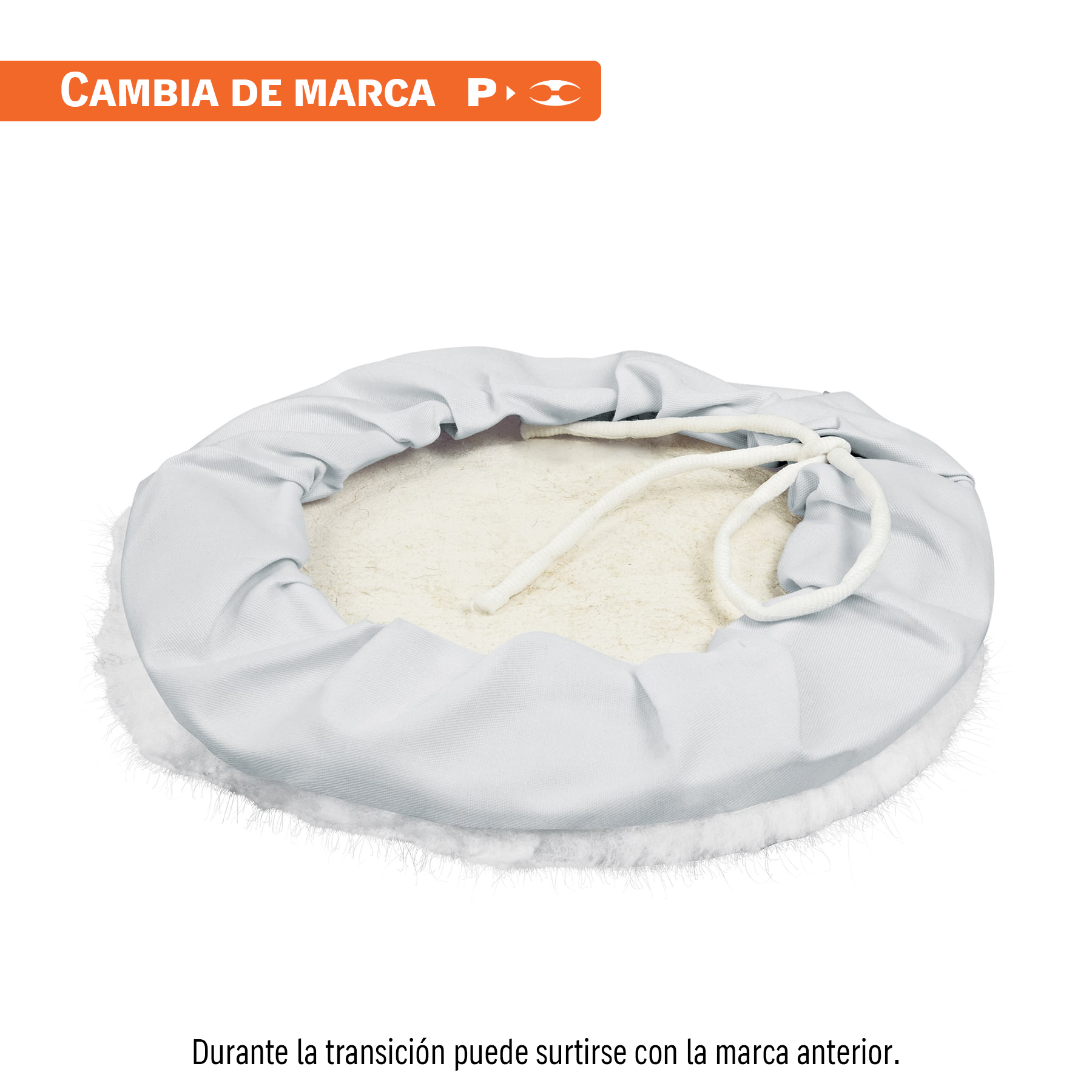 Borla para pulir de lana de 10" con jareta, PRETUL PRETUL