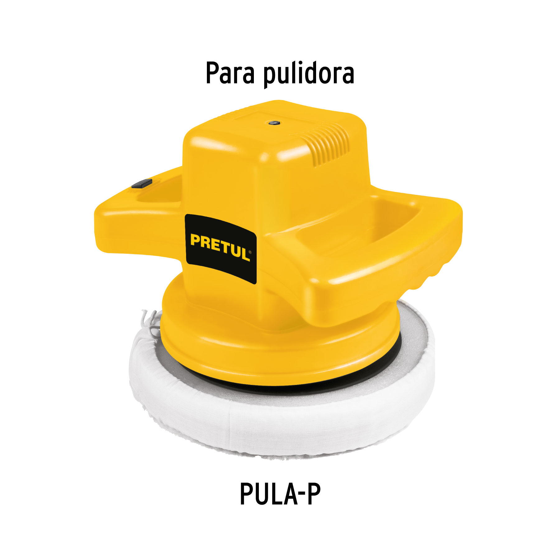 Borla para pulir de lana de 10" con jareta, PRETUL PRETUL
