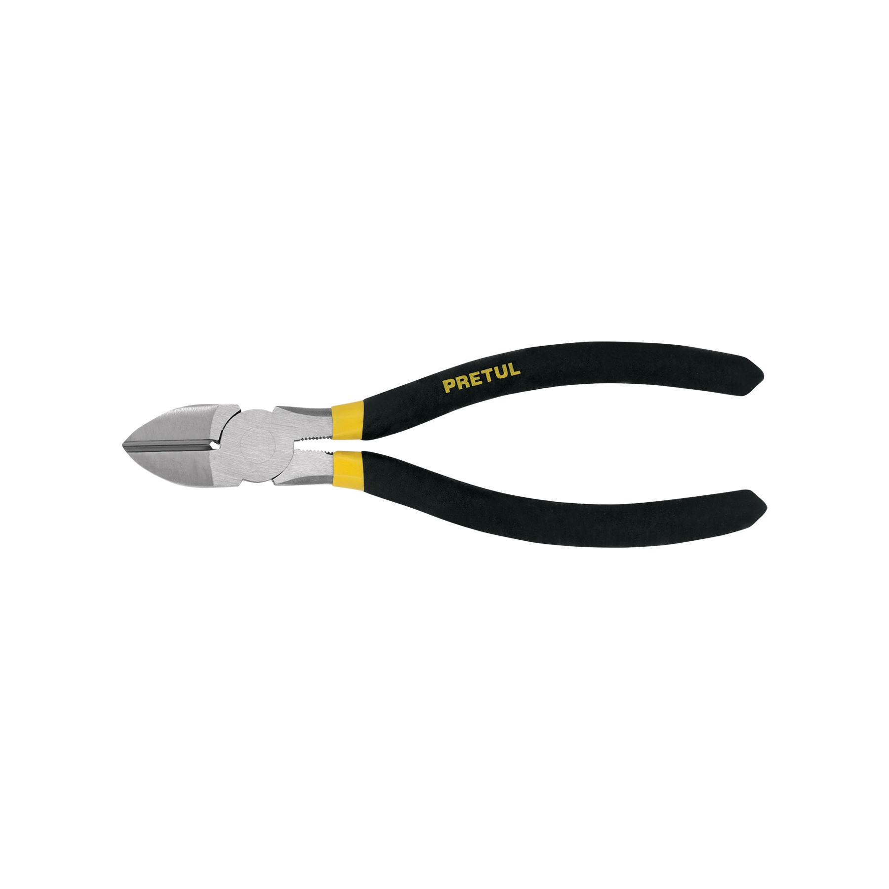 Pinza de corte diagonal 7" mango de PVC, PRETUL PRETUL