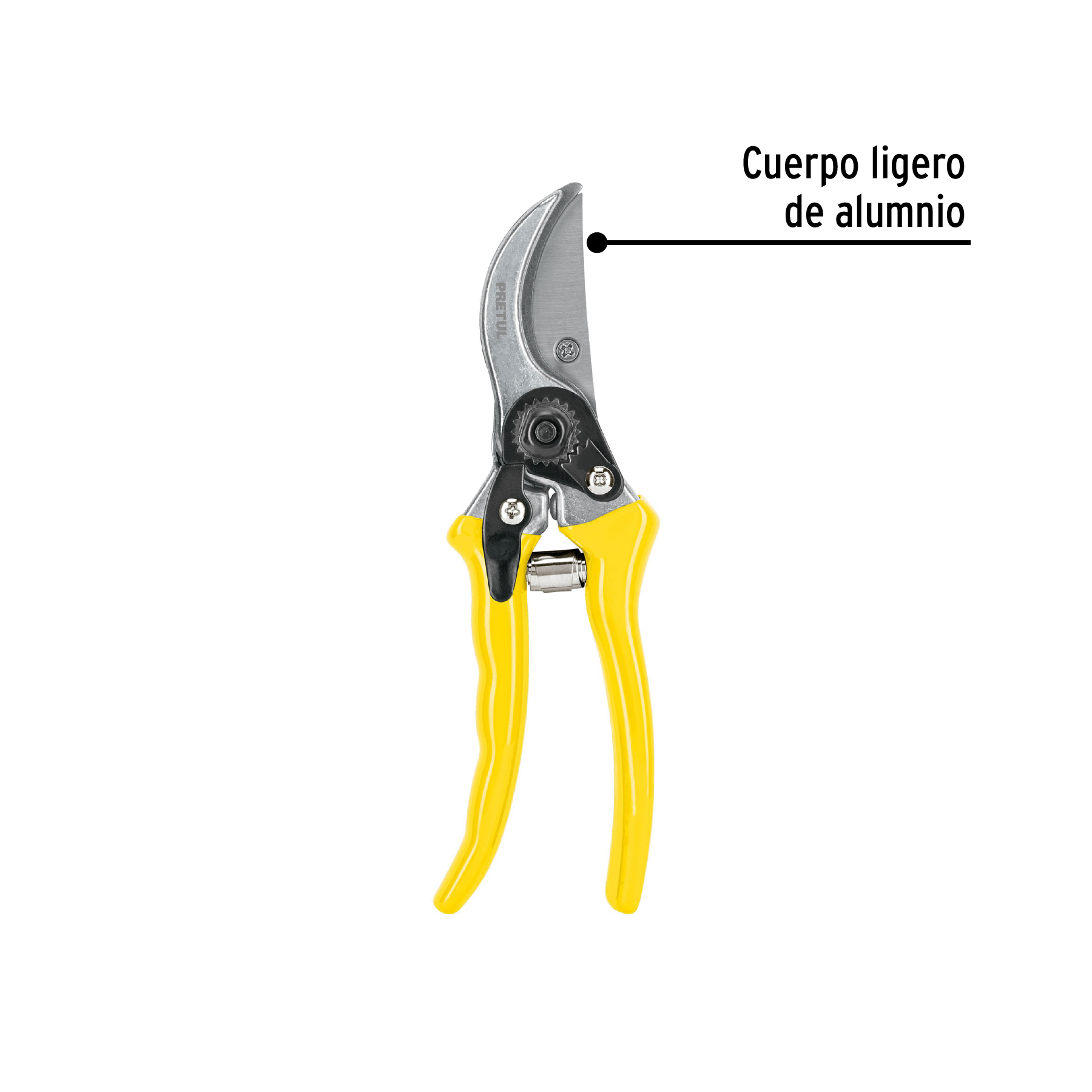 Tijera para poda 8" cuchilla de paso, PRETUL PRETUL