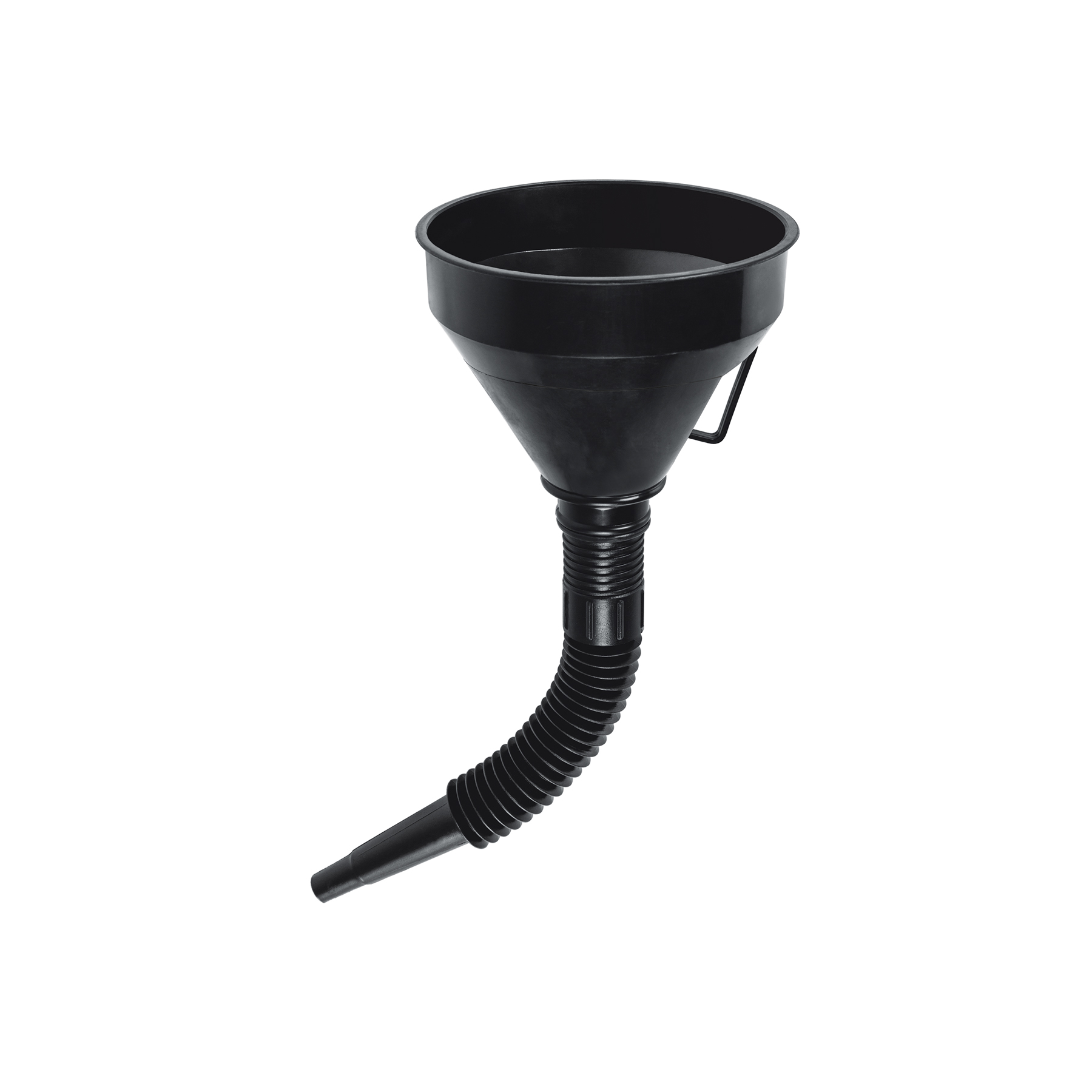 Embudo plástico 500 ml, cuello flexible con filtro, TRUPER TRUPER