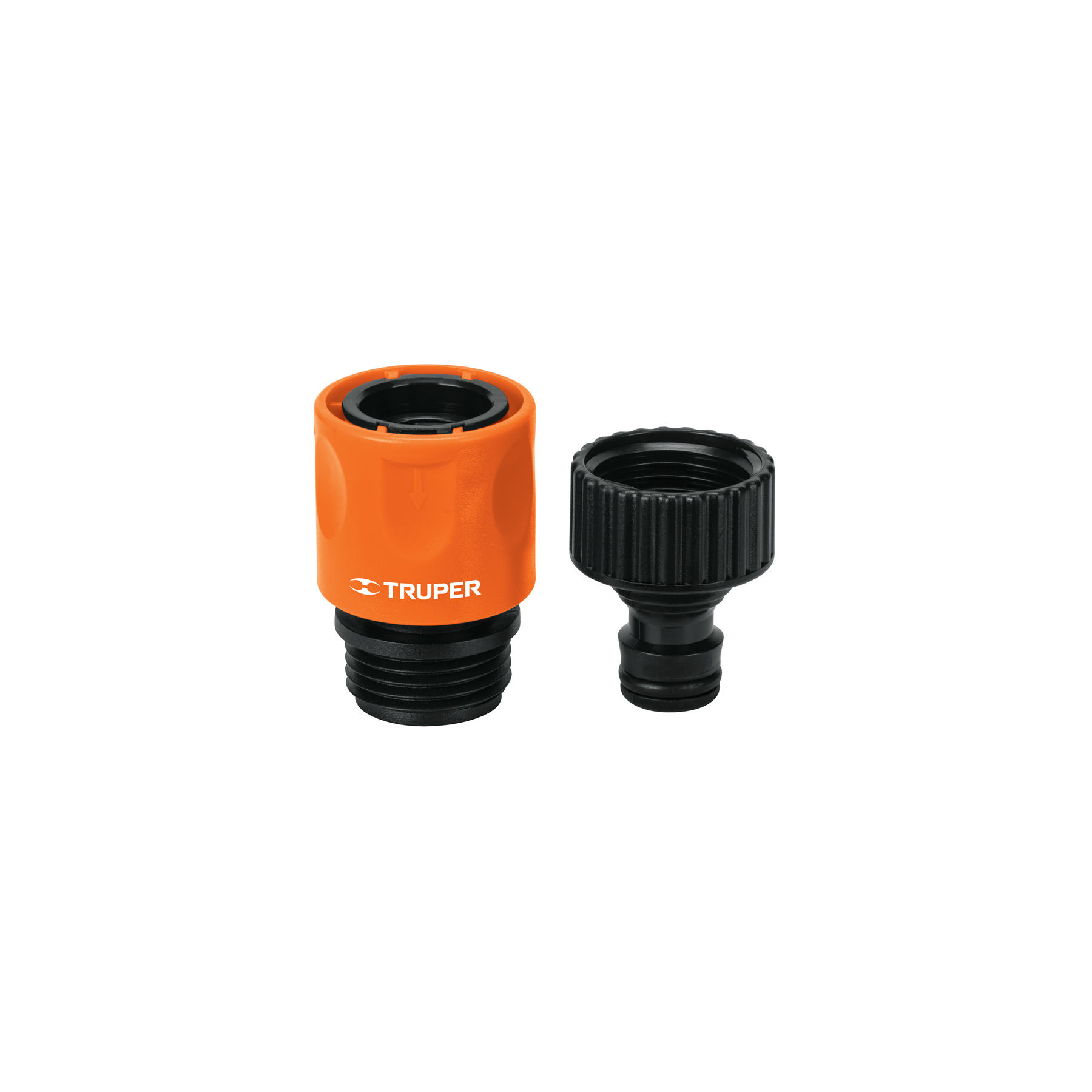 Conector 3/4" rápido de ABS grifo-manguera sistema click TRUPER