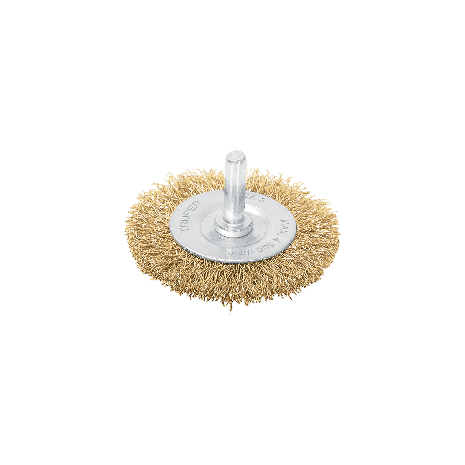 Carda circular 3" alambre grueso para taladro, TRUPER TRUPER