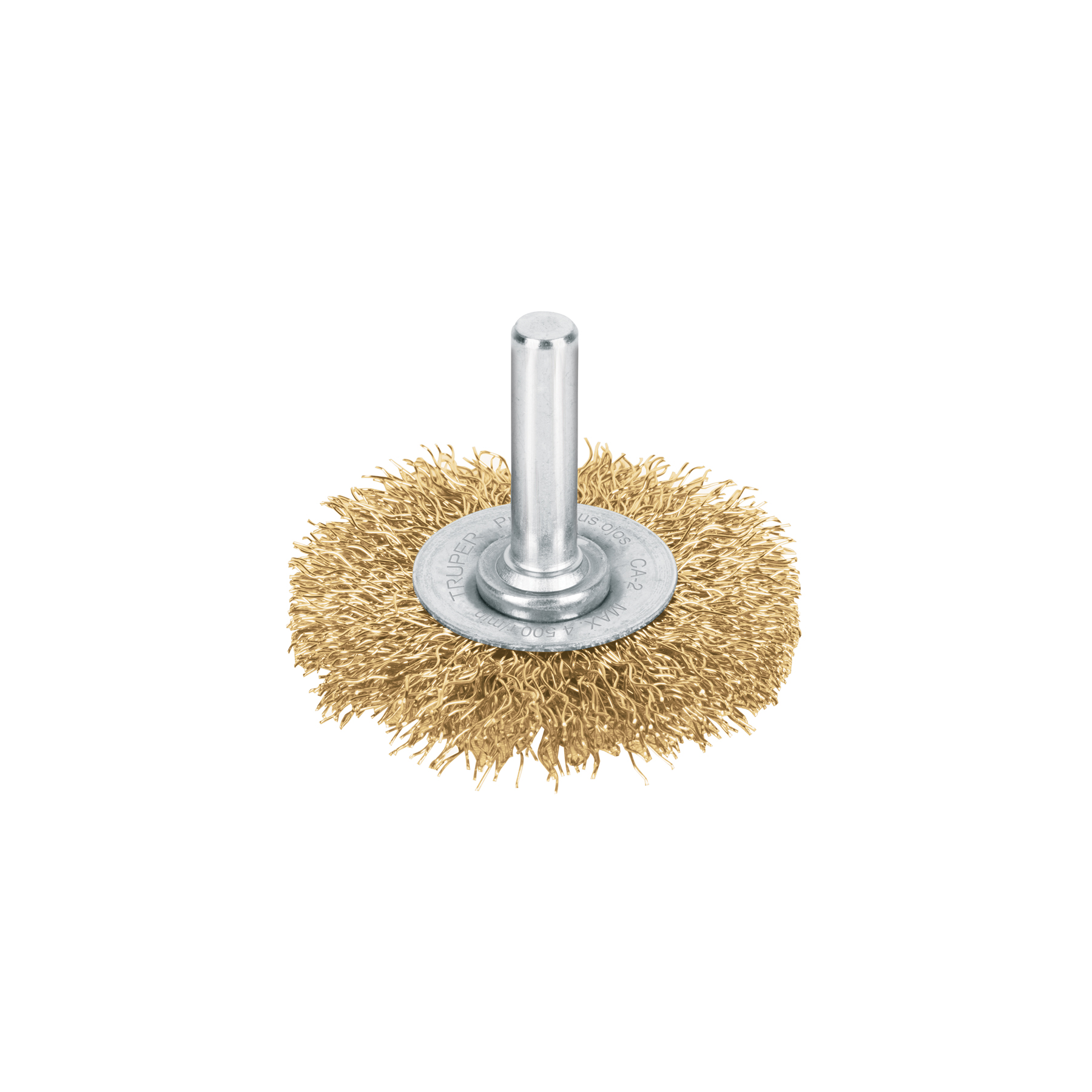 Carda circular 2" alambre grueso para taladro, TRUPER TRUPER
